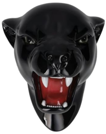 Gift Company Wildheads, Wanddeko, Leopard, schwarz 13x16,5x14cm