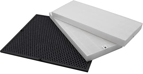 vhbw 2-teiliges Filter-Set kompatibel mit Winix U450, P450 Luftreiniger - HEPA-Filter, Aktivkohlefilter