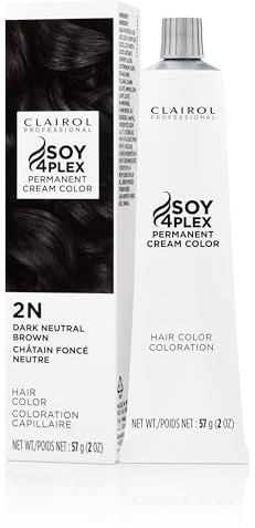 Clairol Professional Crème Permanente, 2n Dark Neutral Brown, 2 oz. - Packaging May Vary