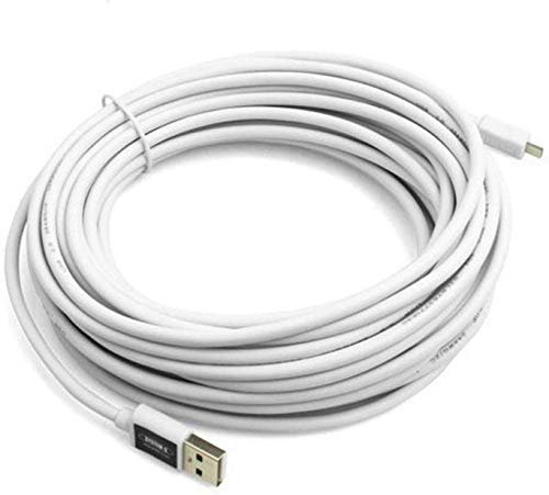 System-S Câble Micro USB Blanc de 13 m.