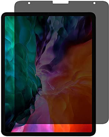 FiiMoo Privacy Vetro Temperato Compatibile con iPad Pro 12,9 Pollici 2020/2018, 360° Anti-Spy Pellicola Prottetiva Salvaschermo in Vetro Temperato [Durezza 9H] [Case Friendly]