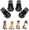 Hundeschuhe für große Hunde, Hundestiefel und Pfotenschutz für heißen Gehweg, Winterschnee, rutschfeste Schuhe zum Wandern, Spazierengehen, wasserdicht, atmungsaktiv und reflektierend, für große