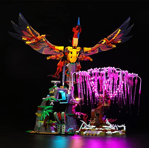 LocoLee Led Licht Set Kompatibel mit Lego Toruk Makto und der Baum der Seelen, Led Beleuchtungs Set Compatible with Lego 75574 - Nur Lichter Set, Kein Modell (Standard Version)
