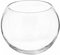 Acan Tradineur - Aquarium rond en verre - Petit ballon pour poissons et animaux de compagnie - Décoration d'intérieur - Transparent - 20 x 16 cm