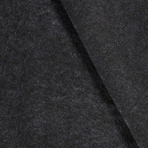 Bastelfilz Meterware - Filzstoff basteln - Dicker Filz Uni - Taschenfilz nähen - robuster Nadelfilz - Dicker Dekofilz einfarbig - 3 mm DICK *** 50 cm x 90 cm ***, Farbe: 068 Anthrazit