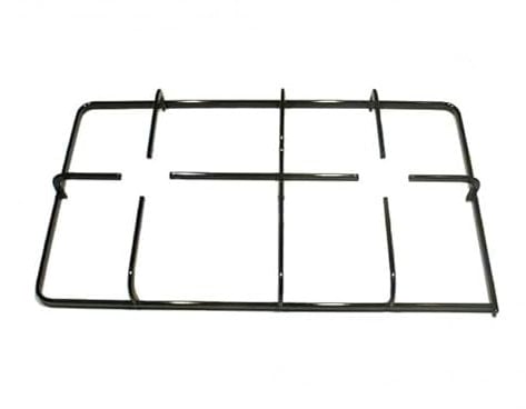 G GRIMALDI GRIGLIA PIATTINA PER PIANO COTTURA NARDI 2 FUOCHI 455x265 H 45 COLORE NERO P3663