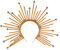 IPENNY Sonne Halo Crown Göttin Haarreif Stirnband Griechische Kopfschmuck Kopfbedeckung Strass Tiaras Boho Braut Hochzeit Halloween Kostüm Cosplay Festival Vintage Decor Kopfschmuck Golden Party
