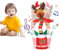 Weihnachtsfigur Sprechend Tanzend Plüschtier Leuchtend Weihnachtsdeko Nachsprechen Plüschpuppe Weihnachten Dekofigur Singend Wiederholen Spielzeug Musikalisch Puppe für Deko Kinder Geschenk Elch