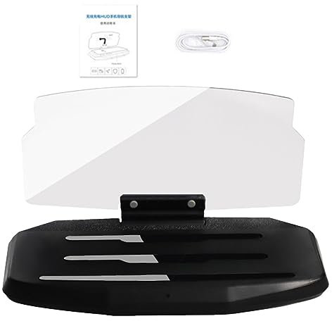 Teksome HUD Head Display Mobile Halterung | GPS Mobile Head Up Display Halter - Wiederverwendbare GPS Navigation Projektor Heads Up Display für Auto Navigation