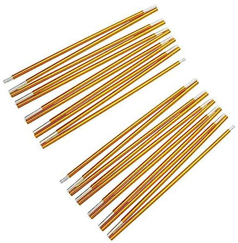 Yheonver 1 Set, 2 Stück, Aluminiumlegierung, Zeltstange, 8,5 Mm, 4,05 M, Aluminium-Zeltstange, Legierung, Zeltstange, 3–4 Personen, Zeltzubehör
