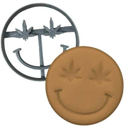 MOOSE GOODS Marihuana Ausstecher Lustige Ausstechform Hanf Unkraut Form für Plätzchen Kuchen Fondant Kekse