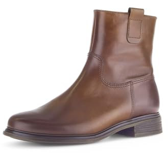 Gabor Damen Ankle Boots, Frauen Stiefeletten,gefüttert,Winterstiefeletten,Stiefel,Bootee,Booties,halbstiefel,Sattel/EF(Flausch),38 EU / 5 UK