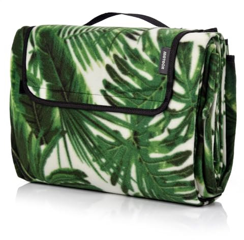 meteor Extra Large Picknickdecke mit wasserdichter Unterseite XXL sanddichte campingdecke Outdoor stranddecke tolle Picknick-Matte groß Thermo isoliert Camping-Decke für Park Garten Strand