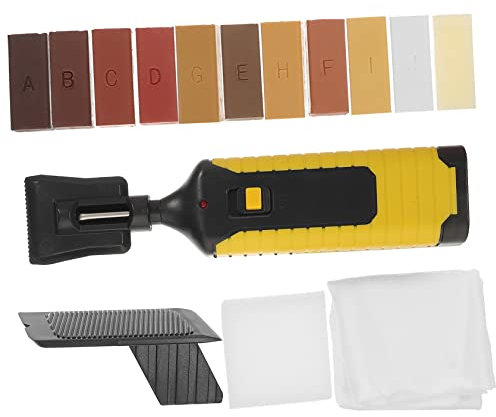 BIUDECO Wood Floor Scratch Remover Kit Laminate Floor Repair Tool Supply for Kitchen Flooring Damage Wood Wax Blocks Vinyl Plank Flooring Scratch Repair