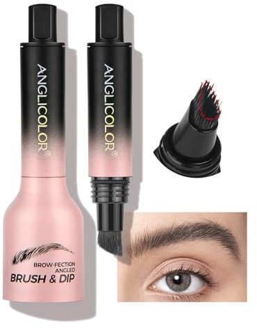 Augenbrauenstift Härchenzeichnung,Microblading Augenbrauenstift Wasserfest Langanhaltenden,3D Eyebrow Pencil,Abgewinkelter Augenbrauen BüRste,Kann Leicht Natürliche Superfein Augenbrauenfarbe(06)