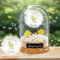 Wunschblume, Wunscherfüller Pusteblume im Glas, Besondere Geschenkidee, Valentinstag, Hochzeit, Muttertag, Glücksbringer Geschenke für Mama Freundin, Schwester Geschenk Weihnachten, Blumen Geschenk