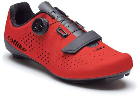 Catlike Unisex-Adult KOMPACTO R Rennradschuhe, Rot, 44 EU