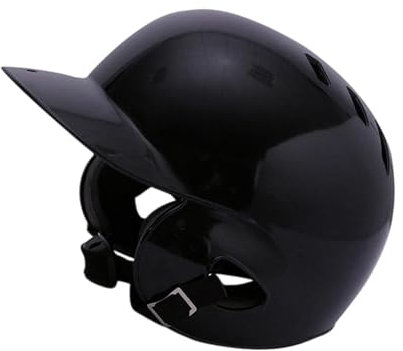 Fenteer Baseball -Helm Softball Helm Schock absorbieren Doppelohr für Kinder für Spielturniere Outdoors Wettbewerb Kinder, Schwarz