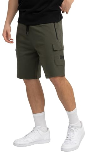 Lonsdale London TOTTON Männer Short Oliv Basics, Casual Wear, Streetwear