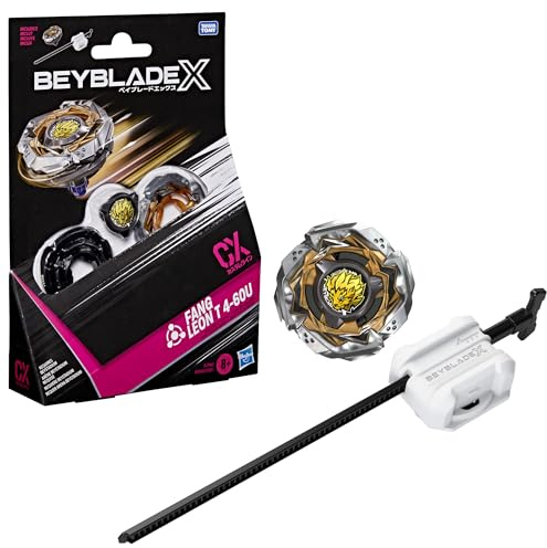 Beyblade X Fang Leon T 4-60U CX Starter Pack Set, Takara Tomy Kreisel (Balance-Typ) und Starter, Kampfkreisel Spiel, Spielzeug, ab 8 Jahren