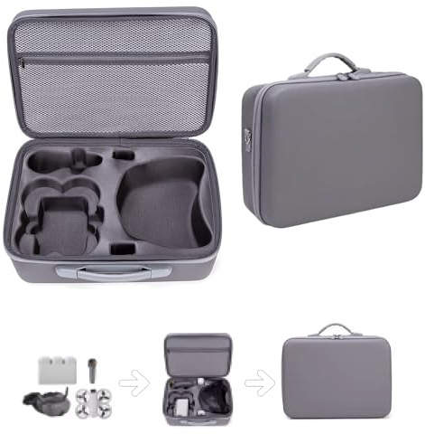 Billowvolve 34 * 25 * 14cm Hartschale Tragbare Tasche für NEO/N3 Fly More Combo, Schutz Tragetasche Aufbewahrungstasche Schutztasche Stoßfest Stressresistent und Kratzfest mit Handseil