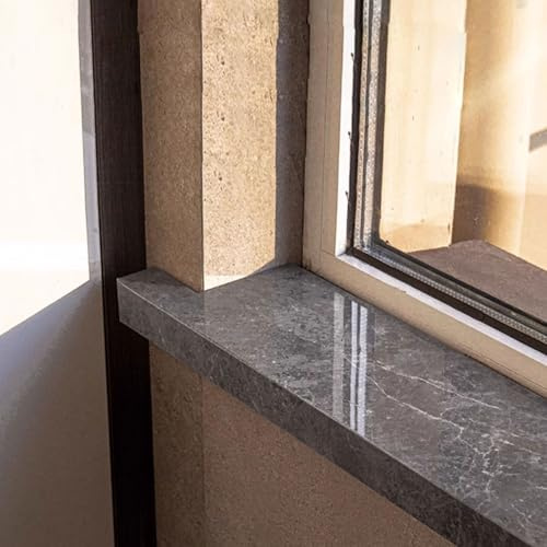 Fensterbank Außen, Fensterbrett Kratzfest & Feuchtigkeitsundurchlässig, Pflegeleichter & Langlebiger Fenstersims Für Innen, Wasserdichter Fensterbankschutz Büros(110 * 15cm/43.3x5.9in)