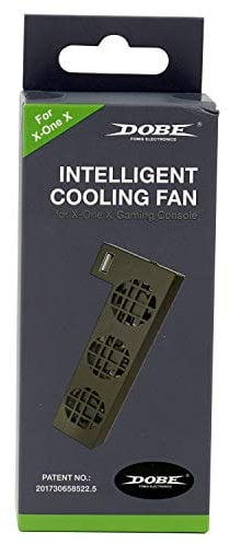Mcbazel DOBE Intelligent External USB 3-Fan Cooling Fan with extra USB Port ONLY for Xbox One X Console [NOT for Xbox One / Xbox One S Slim]