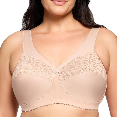 Glamorise Damen Vollschalen BH