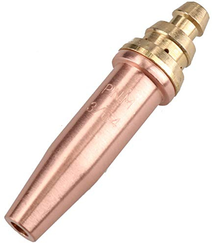 PNM Oxy Propane Gas Cutting Nozzle Tip Standard Length 3/64” 5-12mm Oxygen
