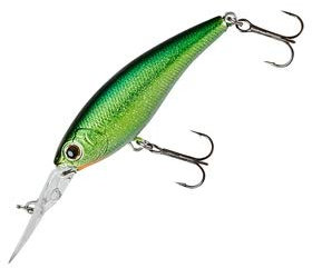 Daiwa Wobbler Steez Shad 60SP-MR 60mm SG Weed Shad, Länge 6,0cm, Gewicht 6,7g