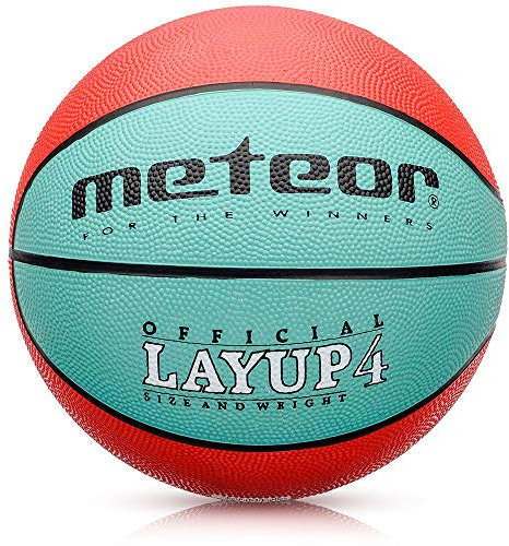 Meteor Layup Mini Basketball für Kinder - Ideal für 4-8 Jährige, Weich und Griffig für Ausbildung