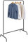 EUGAD Kleiderständer Garderobenständer Wäscheständer, Garderoben Kleider Ständer, Kleiderstange Schwarz, 99x46x153cm, Heavy Duty Cloth Rail
