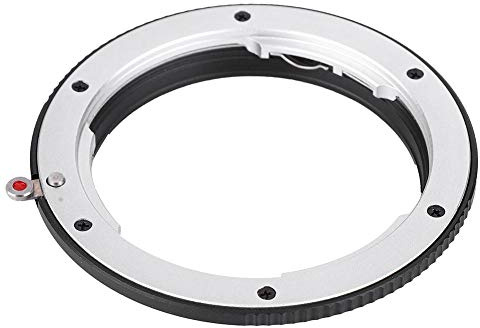 EBTOOLS Adapterring für LR-EOS Kamera, Adapterring für Leica R Objektiv aus Metall für Canon EOS EF Mount SLR Kamera | - Passend für Aluminium-Stecker für manuelle Gehäuse, Unterstützung, silberfarbene Schnittstelle