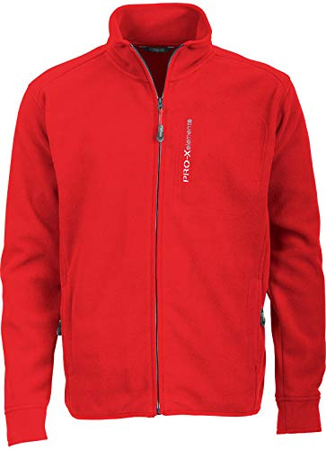 PRO-X elements Herren Fleecejacke Ohio - Herren Jacke Slim Fit aus Microfaserfleece mit 2 RV-Taschen - Wasserabweisend, schnelltrocknend, antipilling