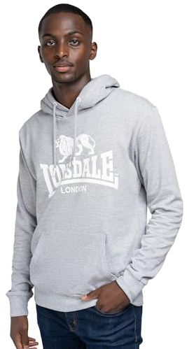 Lonsdale Herren Kapuzensweatshirt schmale Passform FREMINGTON