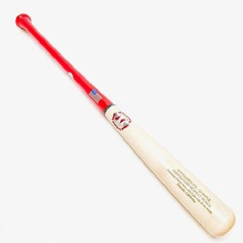 Mpowered Baseball Unisex-Erwachsene P-72FIRE33 Firefighters Respect Series Baseballschläger, rot, 33