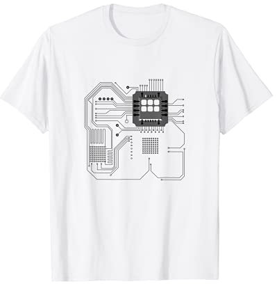 Computer processor, Mikrochip-Technologie T-Shirt