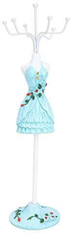 Schaufensterpuppe für Schmuck Display, Schmuckhalter für Halsketten, Ringe, Ohrringe, Juwelenorganizer im Prinzessin Design aus Harz, ideal für Zuhause oder Laden