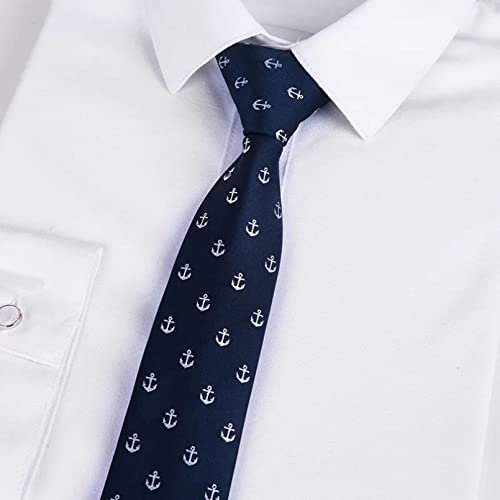 BAJIE Herrenkrawatte Hochzeit Verheiratet Herren Freizeitkrawatte Anker Jacquard Koreanische Ultra schmale Krawatte 5-6Cm