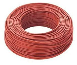 CAVI 200MT DI CORDINA UNIPOLARE DA 0,50MM COLORE ROSSO H05V0,5RB200