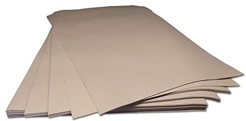verpacking Schrenzpapier Bogen [Format 50 x 75 cm | 100 g/m²] Packpapier 1 kg | Einschlagpapier Füllmaterial Verpackungsmaterial Polsterpapier Einwickelpapier Verpackungsfüllstoff