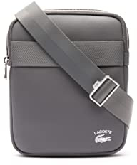 Lacoste Practice - Umhängetasche mit Kontrast-Schulterriemen 22 cm dark shadow