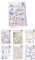 Ursus 56330002 - 3D-Sticker Set Flowers & Butterflies, Set mit 7 verschiedenfarbigen Stickerbogen, selbstklebend, leicht abziehbar, geeignet zur Kartengestaltung