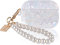 DiyGody Glitter Case for Airpod Pro 2nd Generation 2022 with Pearl Wrist Keychain,Sparkle Bling Pretty Cute Soft TPU Shockproof Protective Skin Cover for Airpod Pro 2 for Women Girls -White
