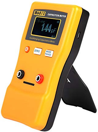Kondensatormessgerät M6013 LCD, Kapazitätsmessgerät ESR-Messgerät Kapazitätswiderstandstester Professioneller Messtester Hochgenauer Schaltungstester