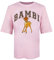 Cotton Soul Disney Bambi Collegiate Damen Oversize-T-Shirt, Hellrosa, Light Pink, M