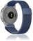 Niboow 22mm Armband für Garmin Venu 3/Venu 2, Edelstahl Metall Uhrenarmband Armbänder für Garmin Forerunner 265/ Forerunner 255/Forerunner 255 Music/Vivoactive 4/Huawei Watch GT 4 46mm/Watch 4-Blau