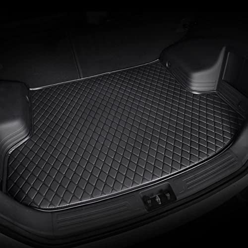 GETLF Funda de Maletero de Coche para Volvo XC40 2019-2023, Cuero Antideslizante Alfombrillas Maletero Bandeja Forro Protector,A/Black