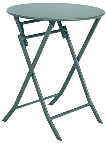 Hespéride - Runder Klappbarer Gartentisch Greensboro Bernstein - 2 Sitze - Jadegrün