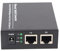 Gigabit Ethernet LWL Medienkonverter Glasfaser mit, Built-in 1Gb Singlemode SC Transceiver, 2-Port Fiber Optic Ethernet Transceiver, mit European Power Adapter für Laptop, PC,